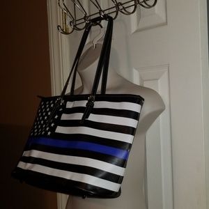 thin blue line purse